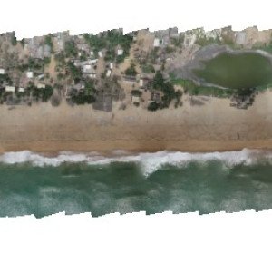 Orthophoto mosaic, campaign January 2023