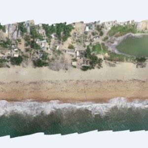 Orthophoto mosaic, campaign February 2021