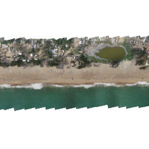Orthophoto mosaic, campaign February 2023