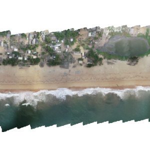 Orthophoto mosaic, campaign March 2023