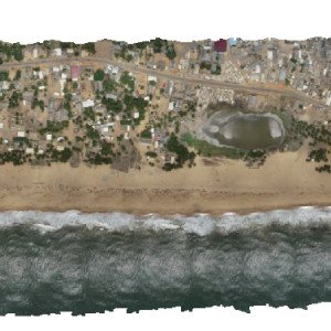 Orthophoto mosaic, campaign February 2024